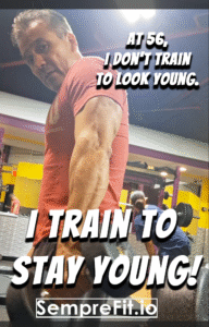 tricep kick-outs, tricep kickbacks, arm toning, youthful arms, anti-aging arms, longevity fitness, over 50 fitness, no-weight tricep exercises, simple arm workouts, calisthenics arms, healthy aging, SempreFit, David Coello